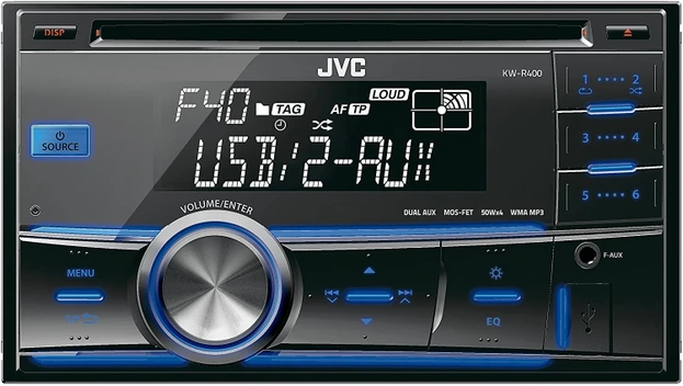 تصویر JVC KW-R500پخش صوتی دو دین جی وی سی ا JVC KW-R 500 JVC KW-R 500