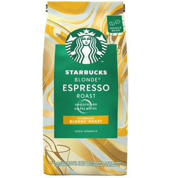 تصویر دانه قهوه استارباکس مدل بلوند اسپرسو   200 گرمی ا Starbucks Blonde Espresso Roast Coffee Beans - 200g Starbucks Blonde Espresso Roast Coffee Beans - 200g