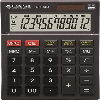 تصویر ماشین حساب کاسی مدل سی اچ 424 ا ماشین حساب کاسی CH-424 Calculator ماشین حساب کاسی CH-424 Calculator