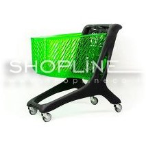 تصویر چرخ خرید فروشگاهی 160 لیتری سبز رنگ – ساخت ایتالیا 