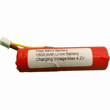 تصویر باتری یدک دستگاه کارتخوان پکس مدل PAX S910 & mini با ظرفیت ۱۵۰۰ میلی آمپر 