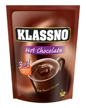 تصویر بسته ساشه هات چاکلت کلسنو مدل 3in1 ا Klassno 3in1 Hot Chocolate Single Serving Sachet Klassno 3in1 Hot Chocolate Single Serving Sachet