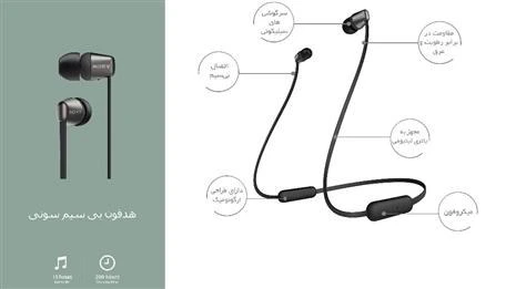 تصویر هدفون بی سیم سونی مدل WI-C310 ا Sony WI-C310 Wireless Headphones Sony WI-C310 Wireless Headphones