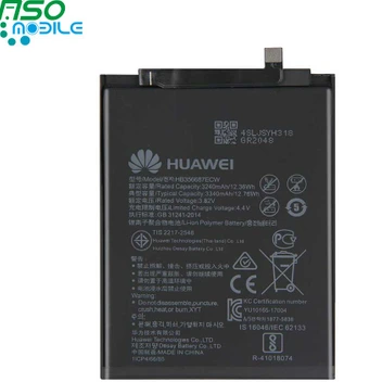 تصویر باتری هوآوی Huawei Nova 3i   با ظرفیت 4000 میلی آمپر شش ماه گارانتی حتی بادکردگی 