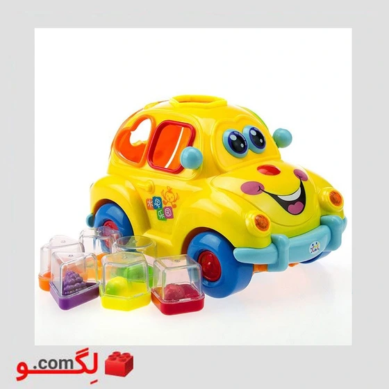تصویر اسباب بازی ماشین فولوکس موزیکال  Hola Toys ا baby car toy code:516 baby car toy code:516