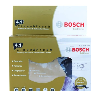 تصویر پودر جرم گیر لباسشویی و ظرفشویی بوش بسته 5 عددی ا Bosch Clean and Fresh Washing Machine and Dishwasher Cleaner Bosch Clean and Fresh Washing Machine and Dishwasher Cleaner
