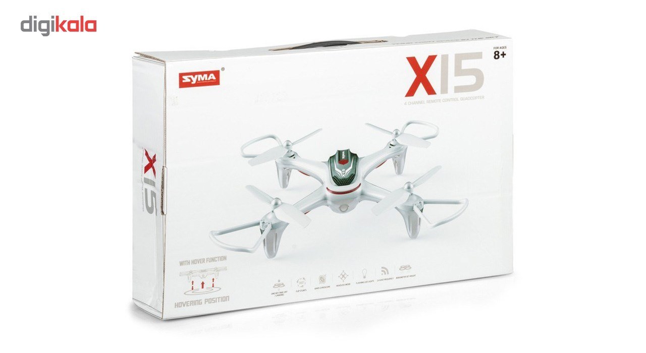 تصویر Quadcopter Syma X15 Radio Control ا کواد کوپتر سایما مدل X15 کواد کوپتر سایما مدل X15