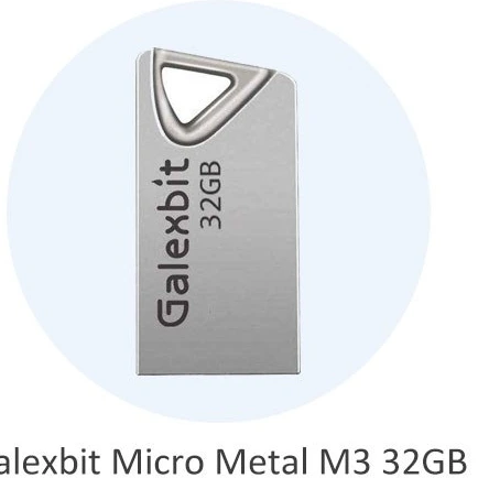 تصویر فلش مموری گلکسبیت مدل M3 ظرفیت 32 گیگابایت ا Galexbit M3 32GB USB 2.0 Flash Memory Galexbit M3 32GB USB 2.0 Flash Memory