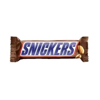 تصویر شکلات اسنیکرز اصل وزن 50 گرم Snickers ا Snickers chocolate original, weight 50 grams Snickers chocolate original, weight 50 grams
