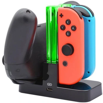 تصویر خرید پایه شارژ Joy-Con و کنترلر پرو DOBE مدل TNS-879 مخصوص Nintendo Switch 