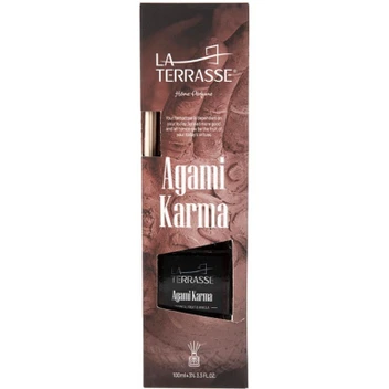 تصویر عطر خوشبوکننده محیط لاتراس La Terrasse مدل Agami Karma حجم 100 میلی‌لیتر 