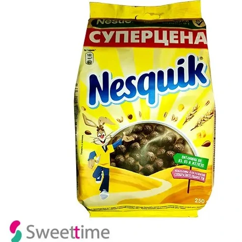 تصویر کورن فلکس شکلاتی نسکوییک (Nesquik) – ۲۵۰ گرمی ا Corn-flakes-Nestle-Nesquik-250 Corn-flakes-Nestle-Nesquik-250