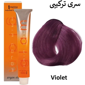 تصویر رنگ مو تمپتینگ ترکیبی Violet 