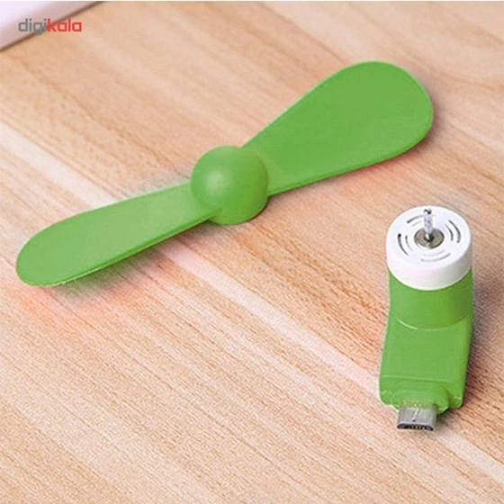 تصویر پنکه موبایل لایتینگ OTG Mini USB ا Fan for iphone Fan for iphone