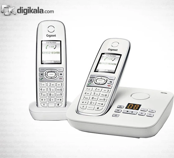 تصویر گوشی تلفن بی سیم گیگاست مدل C610A IP ا Gigaset C610A IP Wireless Phone Gigaset C610A IP Wireless Phone