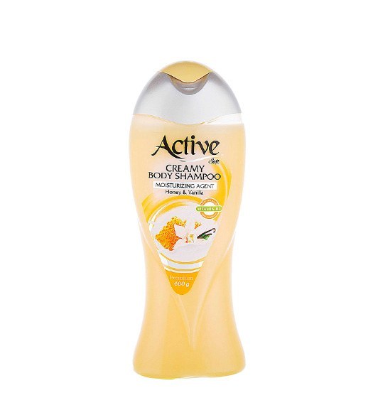 تصویر شامپو بدن کرمی اکتیو مدل Vanilla And Honey مقدار 400 گرم ا Active Vanilla And Honey Creamy Body Shampoo 400g Active Vanilla And Honey Creamy Body Shampoo 400g
