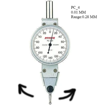 تصویر ساعت اندیکاتور Peacock کد PC_4 میلیمتر ۰٫۰۱ 