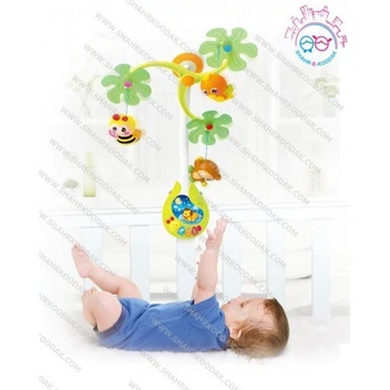 تصویر آويز تخت زنبور هولي تويز 818 - Huile Toys Infant Developmental Mobile 