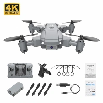تصویر کوادکوپتر مدل Quadcopter KY905 دوربین کیفیت بالا 4K HD | کیف قابل حمل و باطری اضافه | کنترل از راه دور و از طریق اپلیکیشن 