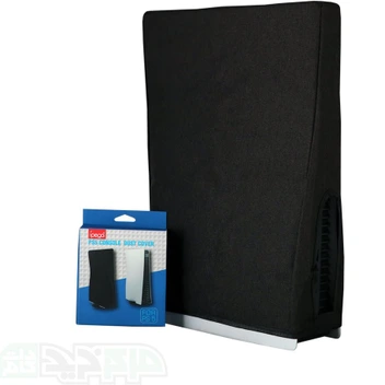 تصویر کاور کنسول پلی استیشن ۵ رنگ مشکی ا PlayStation 5 Console Cover Black Color PlayStation 5 Console Cover Black Color