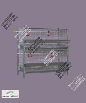 تصویر قفس مرغ 2 طبقه 