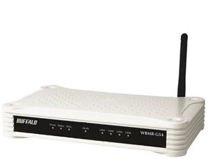 تصویر مودم روتر بی سیم بوفالو مدل WBMR-G54 ا BUFFALO WBMR-G54 ADSL 2+ Wireless Router BUFFALO WBMR-G54 ADSL 2+ Wireless Router