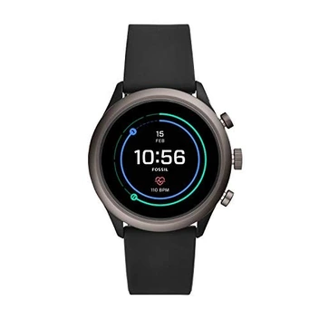 تصویر Fossil Men's Gen 4 Sport Metal and Silicone Touchscreen Smartwatch with Heart Rate, GPS, NFC, and Smartphone Notifications 