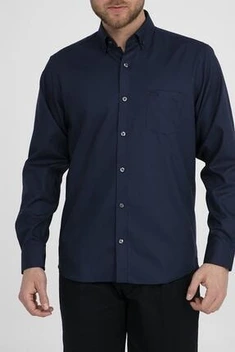تصویر خرید اینترنتی پیراهن آستین بلند مردانه سرمه‌ای لاکوست CH9623 423 ا Ch9623 Gömlek Ch9623 Gömlek