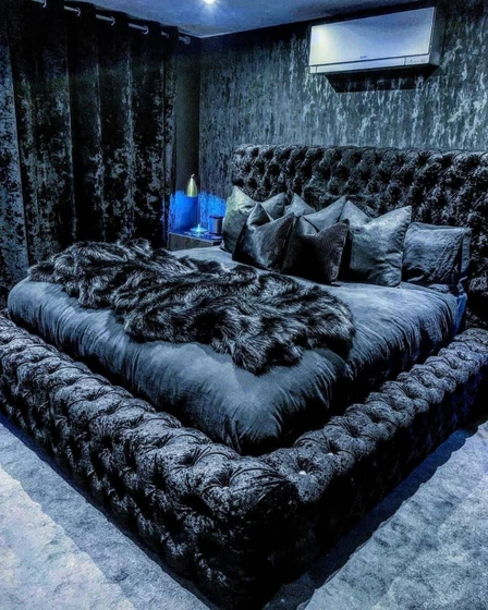 تصویر تخت خواب مدل چستر فیلد در سه سایز - چستر 160 