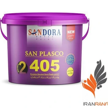 تصویر پوشرنگ نیم پلاستیک سان پلاسکو ساندورا کد 405 دبه 