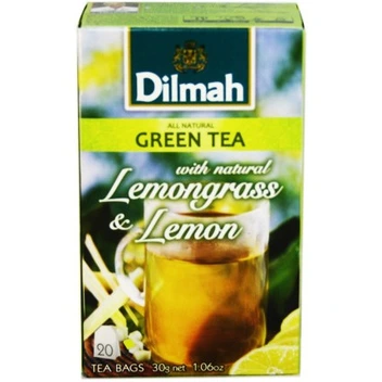 تصویر چای سبز Dilmah باطعم لیموشیرین 