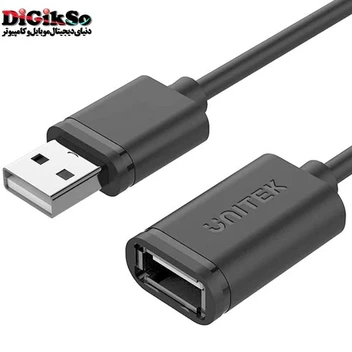 تصویر کابل یونیتک افزایش طول USB  مدل Y-C417GBK طول 3 متر ا Unitek Y-C417GBK USB To USB Adapter 3m Unitek Y-C417GBK USB To USB Adapter 3m