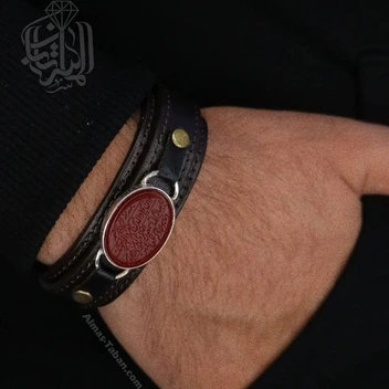 تصویر دستبند عقیق سرخ کد2405 