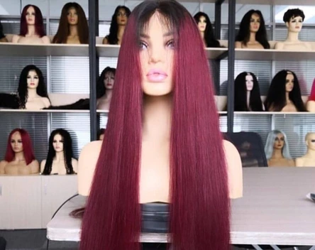 تصویر کلاه گیس طبیعی بلند فانتزی زنانه (کد:15007) - طبیعی ا Women's fantasy long wig (code:15007) Women's fantasy long wig (code:15007)