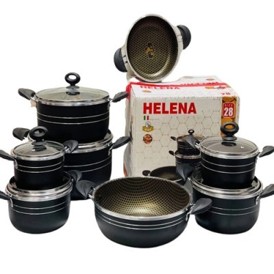 تصویر سرویس قابلمه ۱۴ پارچه هلنا ا Helena 14-piece pot service Helena 14-piece pot service