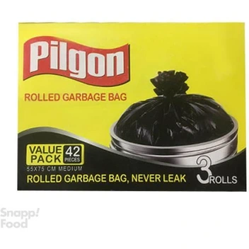تصویر کیسه زباله پیلگون (Pilgon) مدل Ba3 بسته 42 عددی 