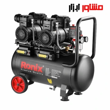 تصویر کمپرسور سایلنت 50 لیتری Ronix مدل RC-5013 ا Ronix 50 liter silent compressor model RC-5013 Ronix 50 liter silent compressor model RC-5013