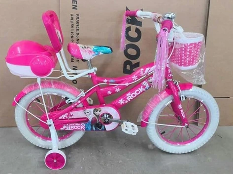 تصویر دوچرخه دخترانه راک سایز 16 کد 1601 - ROCK 
