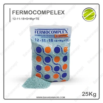 تصویر کود کامل 25 کیلویی مخصوص چالکود فرموکمپلکس  NPK 12-11-18 ا Fermocomplex 12-11-18 Fertilizer Fermocomplex 12-11-18 Fertilizer