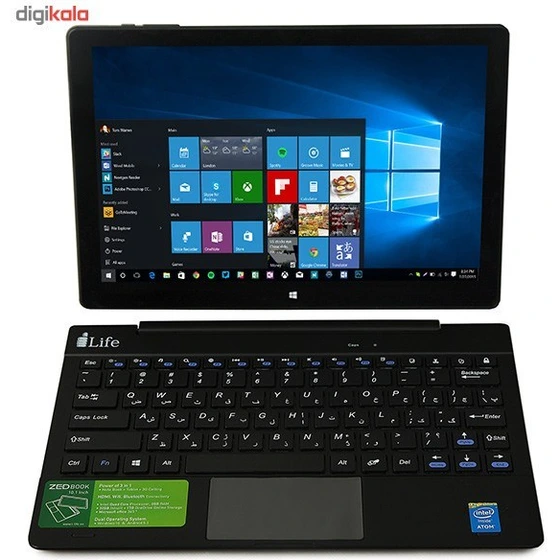 تصویر تبلت آي لايف مدل Zedbook  به همراه کيبورد ظرفيت 32 گيگابايت ا i-Life Zedbook  With Keyboard 32GB Tablet i-Life Zedbook  With Keyboard 32GB Tablet