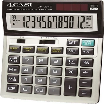 تصویر ماشین حساب کاسی مدل سی اچ ۲۳۱ ا CASI CH-231C Calculator CASI CH-231C Calculator