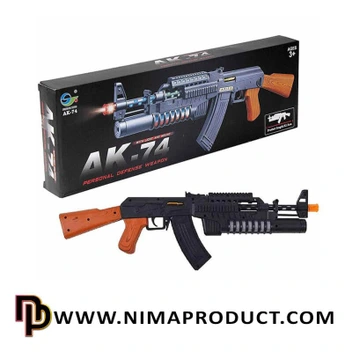 تصویر اسباب بازی تفنگ موزیکال AK-47 