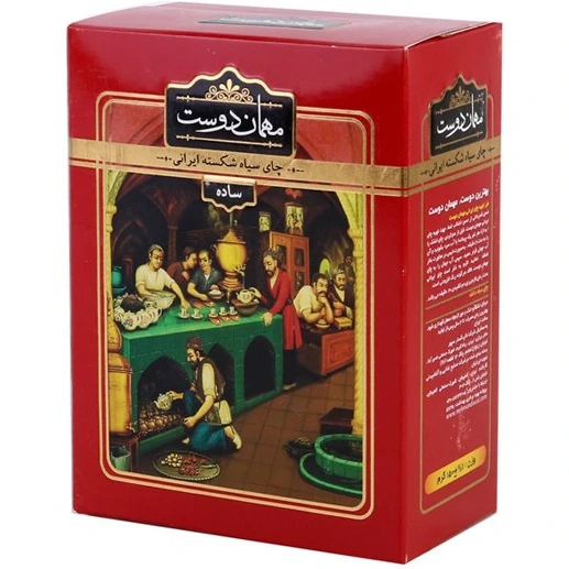 تصویر چای سیاه شکسته ایرانی مهمان دوست 150 گرمی 