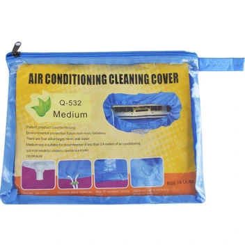 تصویر کاور شستشو کولر اسپیلت سایز متوسط ا Q-532 Air Conditioning Cleaning Cover Q-532 Air Conditioning Cleaning Cover