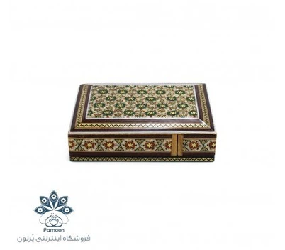 تصویر جعبه پاسور خاتم کاری اصفهان 