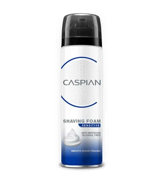 تصویر فوم اصلاح مناسب پوست حساس 200میل کاسپین ا Caspian Shaving Foam For Sensitive Skin 200ml Caspian Shaving Foam For Sensitive Skin 200ml