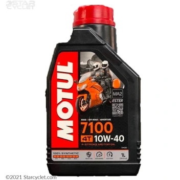 تصویر روغن موتور سیکلت موتول 7100 مدل 10W40 