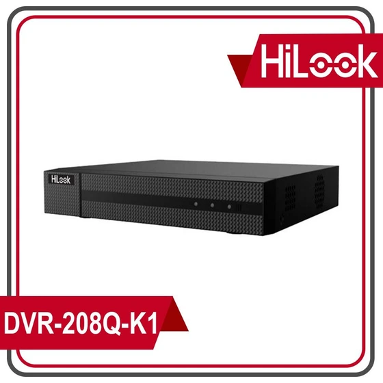 تصویر دستگاه ضبط کننده 8 کانال DVR هایلوک مدل DVR 208Q-K1 ا Hilook DVR 208Q-K1 8CH Hilook DVR 208Q-K1 8CH