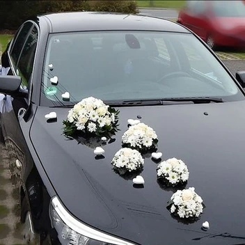 تصویر گل آرایی ماشین عروس شماره 242 