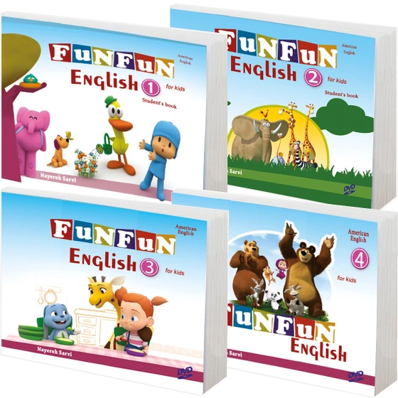 تصویر مجموعه آموزش زبان انگلیسی Fun Fun English برای کودکان 